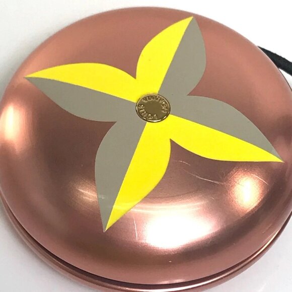LOUIS VUITTON GI0090 Monogram flower Yoyoroy Yo-yo Metal Pink x Yellow - Picture 6 of 8